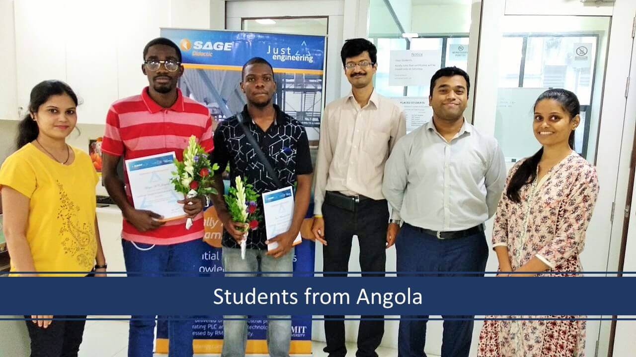 Student from angola